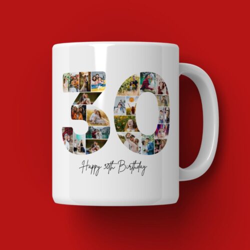Cană Personalizată Colaj Aniversare 30 de ani