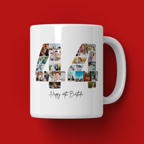 Cană Personalizată Colaj Aniversare 44 de ani