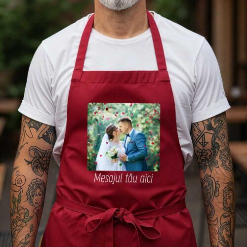 Sorț Personalizat cu Poza și Mesajul tău rosu