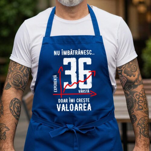 Sort Personalizat nu imbatranesc 36 ani doar imi creste valoarea_albastru