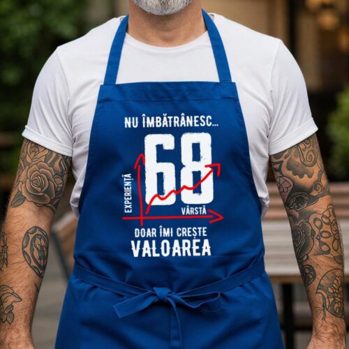 Sort Personalizat nu imbatranesc 68 ani doar imi creste valoarea_albastru