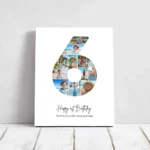 Tablou Personalizat Colaj Aniversare 6 ani