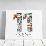 Tablou Personalizat Colaj Aniversare 11 ani