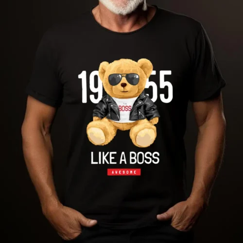 Tricou Personalizat 1955 Like a Boss Awesome_tricou19