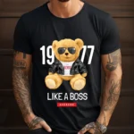 Tricou Personalizat 1977 Like a Boss Awesome
