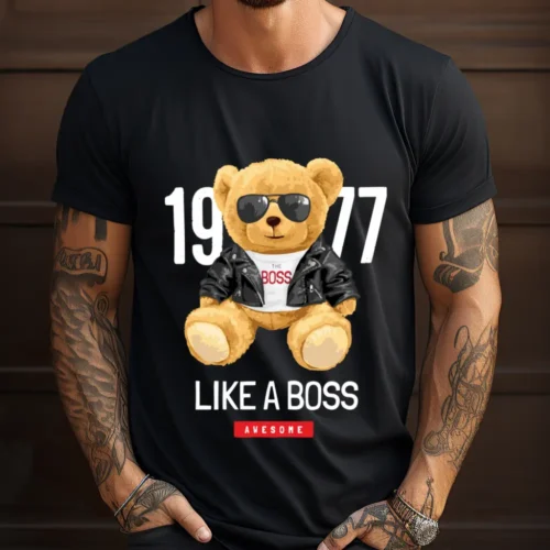 Tricou Personalizat 1977 Like a Boss Awesome_tricou9