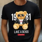 Tricou Personalizat 1981 Like a Boss Awesome