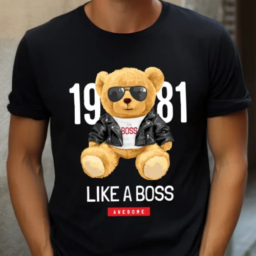 Tricou Personalizat 1981 Like a Boss Awesome_tricou2