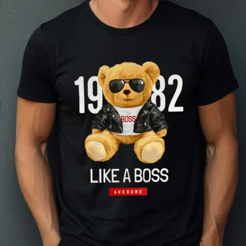 Tricou Personalizat 1982 Like a Boss Awesome_tricou1