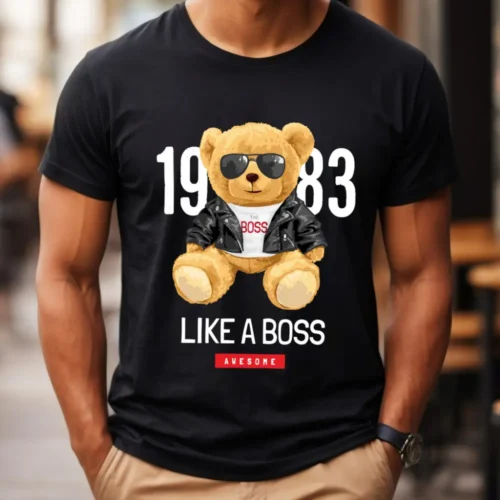 Tricou Personalizat 1983 Like a Boss Awesome_tricou4