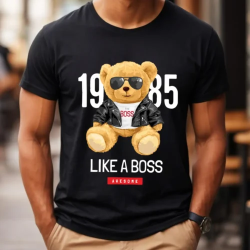 Tricou Personalizat 1985 Like a Boss Awesome_tricou4