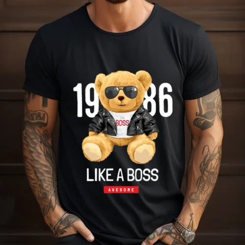 Tricou Personalizat 1986 Like a Boss Awesome_tricou9
