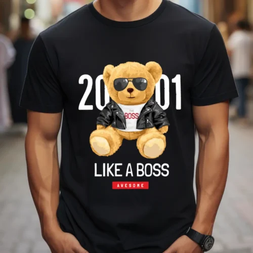 Tricou Personalizat 2001 Like a Boss Awesome_tricou6