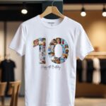 Tricou Personalizat Colaj Aniversare 10 ani