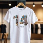 Tricou Personalizat Colaj Aniversare 14 ani