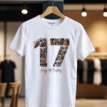 Tricou Personalizat Colaj Aniversare 17 ani