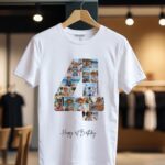 Tricou Personalizat Colaj Aniversare 4 ani