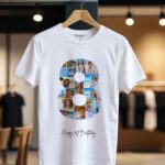 Tricou Personalizat Colaj Aniversare 8 ani
