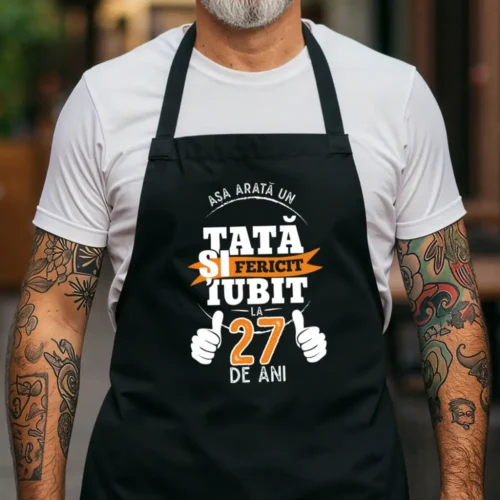 Sort Personalizat Asa-arata-un-tata-fericit-si-iubit-la-27-de-ani_negru_web