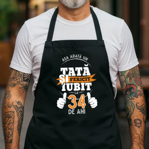 Sort Personalizat Asa-arata-un-tata-fericit-si-iubit-la-34-de-ani_negru_web