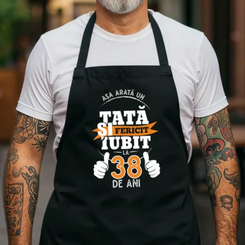 Sort Personalizat Asa-arata-un-tata-fericit-si-iubit-la-38-de-ani_negru_web