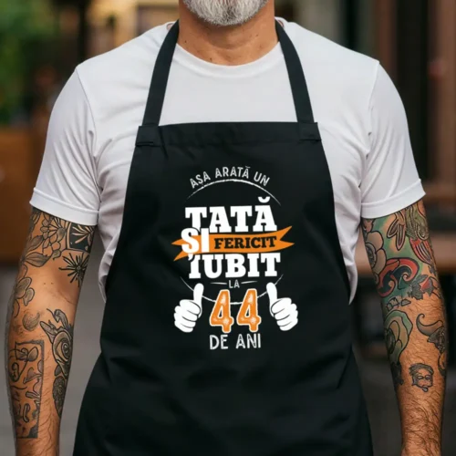 Sort Personalizat Asa-arata-un-tata-fericit-si-iubit-la-44-de-ani_negru_web