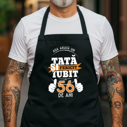 Sort Personalizat Asa-arata-un-tata-fericit-si-iubit-la-56-de-ani_negru_web