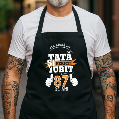 Sort Personalizat Asa-arata-un-tata-fericit-si-iubit-la-87-de-ani_negru_web