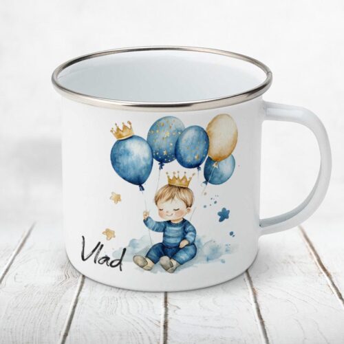 Cană metalică personalizată copii Little Prince
