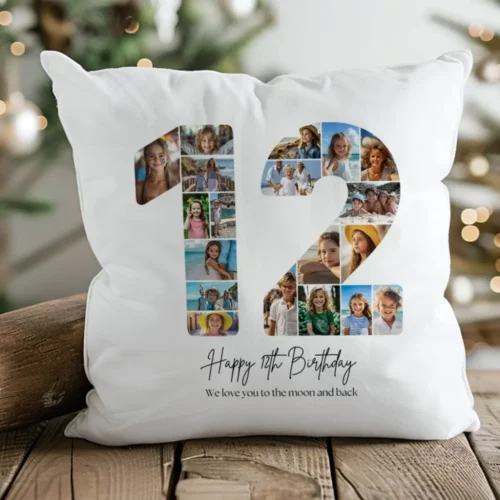 Perna Personalizata Colaj Aniversare 12 ani_PERNA 3
