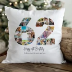 Perna Personalizata Colaj Aniversare 62 ani