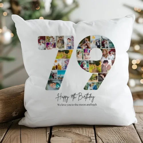 Perna Personalizata Colaj Aniversare 79_PERNA 3