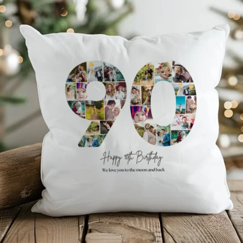 Perna Personalizata Colaj Aniversare 90_PERNA 3