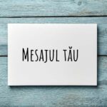 Magnet personalizat cu mesajul tău