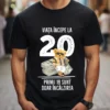 Tricou Personalizat Viata incepe la 20 primii 19 sunt doar incalzirea