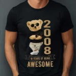 Tricou Personalizat 18 years of being awesome
