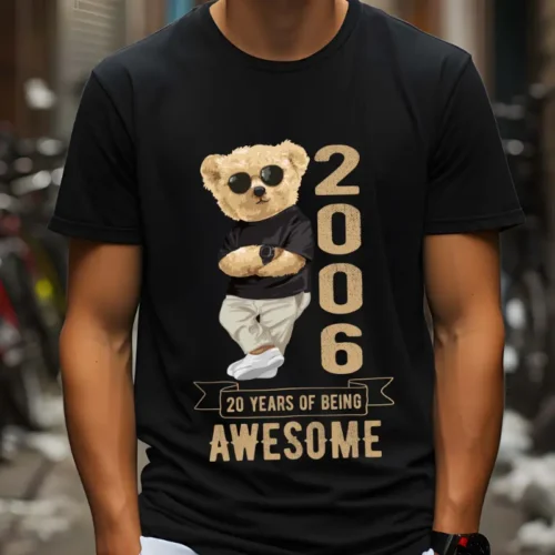 Tricou Personalizat 20 years of being awesome_tricou5