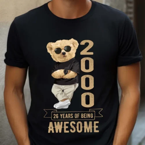 Tricou Personalizat 26 years of being awesome_tricou2