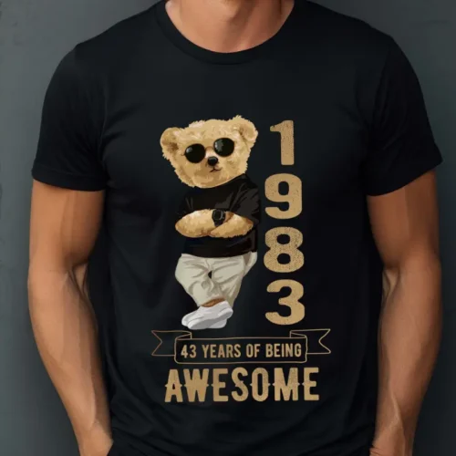 Tricou Personalizat 43 years of being awesome