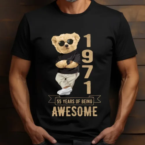 Tricou Personalizat 55 years of being awesome