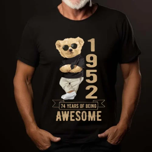 Tricou Personalizat 74 years of being awesome
