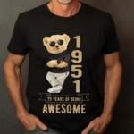 Tricou Personalizat 75 years of being awesome
