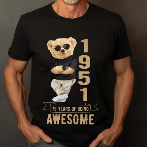 Tricou Personalizat 75 years of being awesome