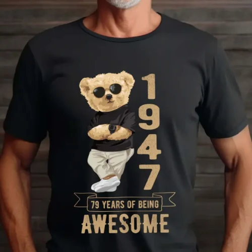Tricou Personalizat 79 years of being awesome