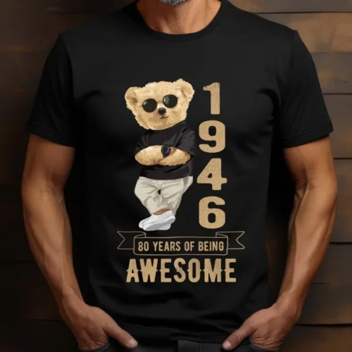 Tricou Personalizat 80 years of being awesome