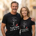 Set Tricouri Cuplu Personalizate – Proaspat Casatoriti acum 36 ani