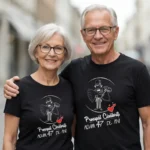 Set Tricouri Cuplu Personalizate – Proaspat Casatoriti acum 47 ani