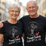 Set Tricouri Cuplu Personalizate – Proaspat Casatoriti acum 49 ani