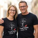 Set Tricouri Cuplu Personalizate – Proaspat Casatoriti acum 8 ani