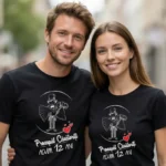 Set Tricouri Cuplu Personalizate – Proaspat Casatoriti acum 12 ani